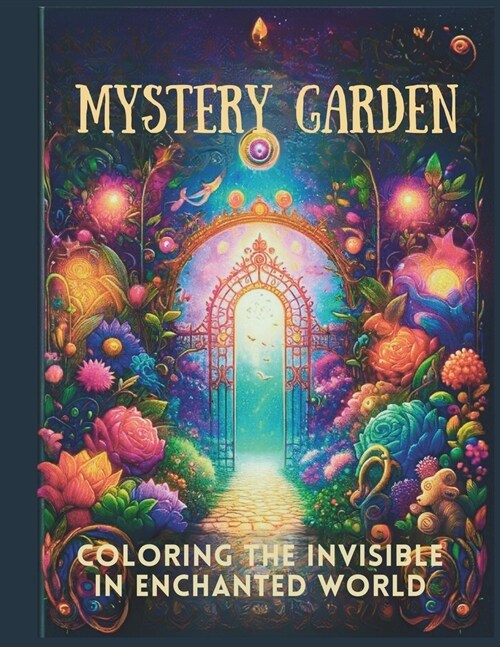 Mystery Garden Coloring the Invisible in an Enchanted World: Unveiling Hidden Wonders Through Every Shade and Line (Paperback)