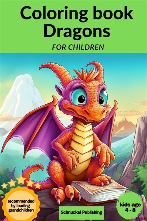 Coloring book Dragons for children (Paperback)