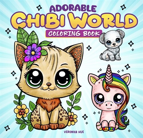 Adorable Chibi World Coloring Book (Paperback)