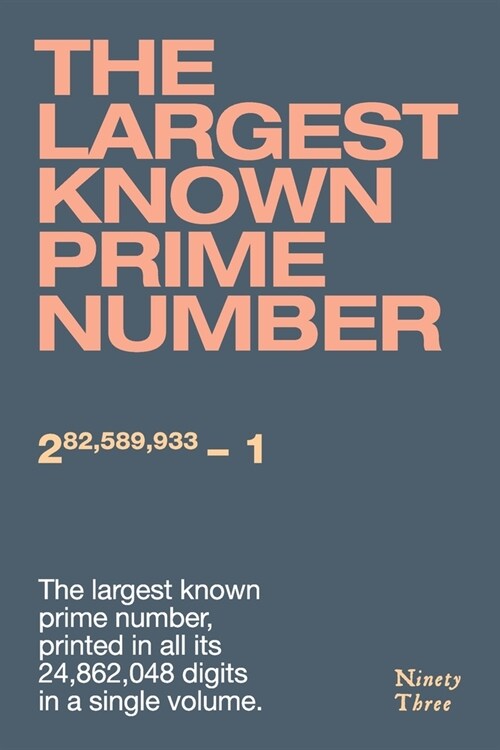 The largest known prime number (Paperback)