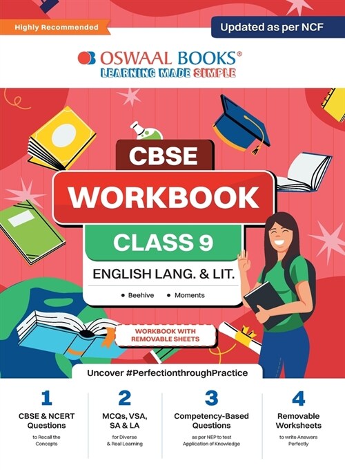 Oswaal CBSE Workbook for Class 9 English Language and Literature Updated as per NCF For 2024 (Paperback)