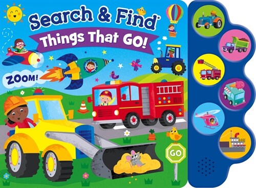Search & Find: Things That Go (6-Button Sound Book) (Board Books)