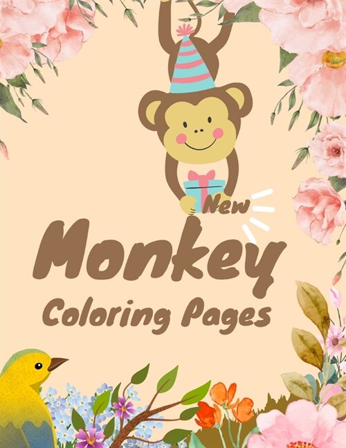 New Monkey Coloring pages (Paperback)
