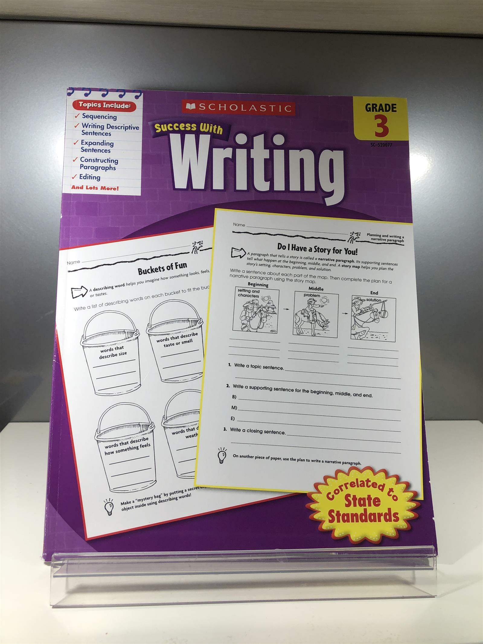 [중고] Scholastic Success with Writing, Grade 3 (Paperback)