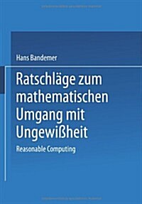 Ratschl?e Zum Mathematischen Umgang Mit Ungewi?eit: Reasonable Computing (Paperback, 1997)