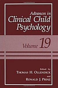 Advances in Clinical Child Psychology (Paperback, Softcover Repri)