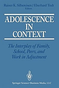 Adolescence in Context: The Interplay of Family, School, Peers, and Work in Adjustment (Paperback, Softcover Repri)