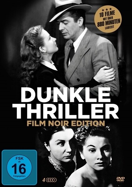 Dunkle Thriller - Film Noir Edition, 4 DVD, 4 DVD-Video (DVD Video)