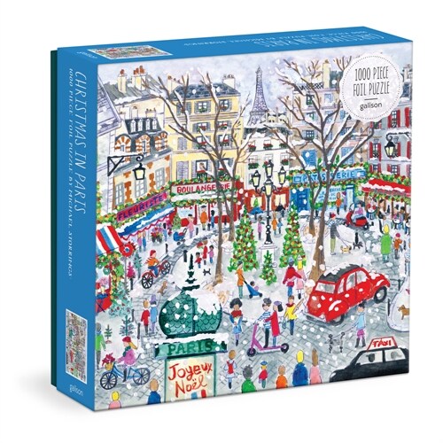Michael Storrings Christmas in Paris 1000 Piece Foil Puzzle (Jigsaw)