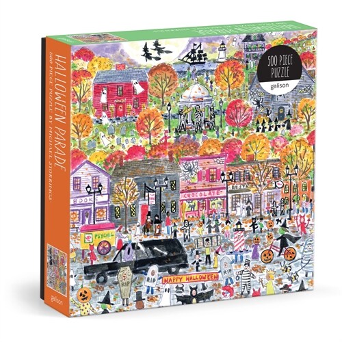 Michael Storrings Halloween Parade 500 Piece Puzzle (Jigsaw)