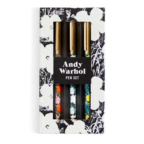 Warhol Flowers Everyday Pen Set (Paints, crayons, pencils)