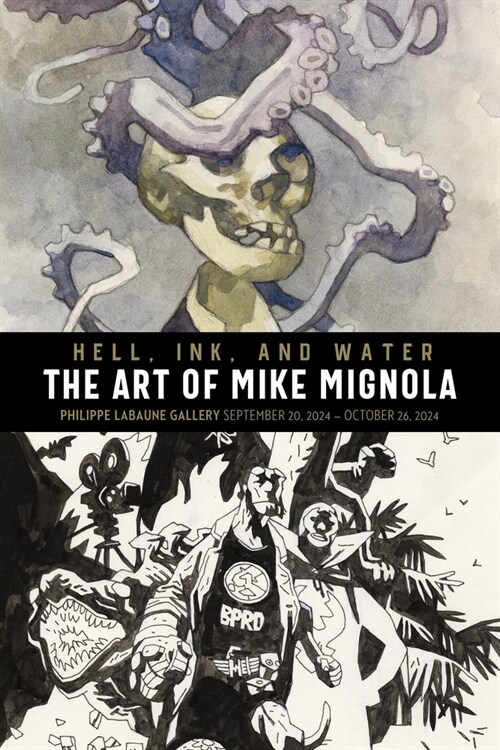 Hell, Ink & Water: The Art of Mike Mignola (Hardcover)
