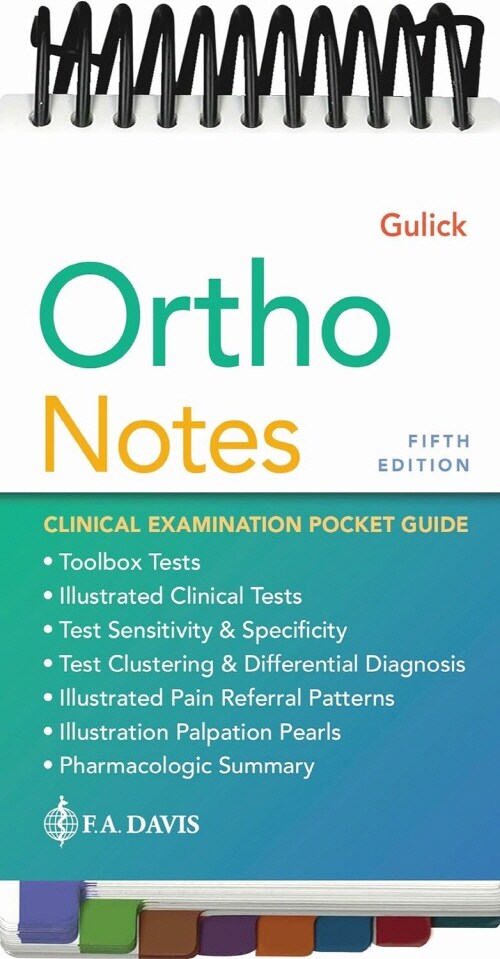Ortho Notes: Clinical Examination Pocket Guide (Spiralbound, 5th Edition)