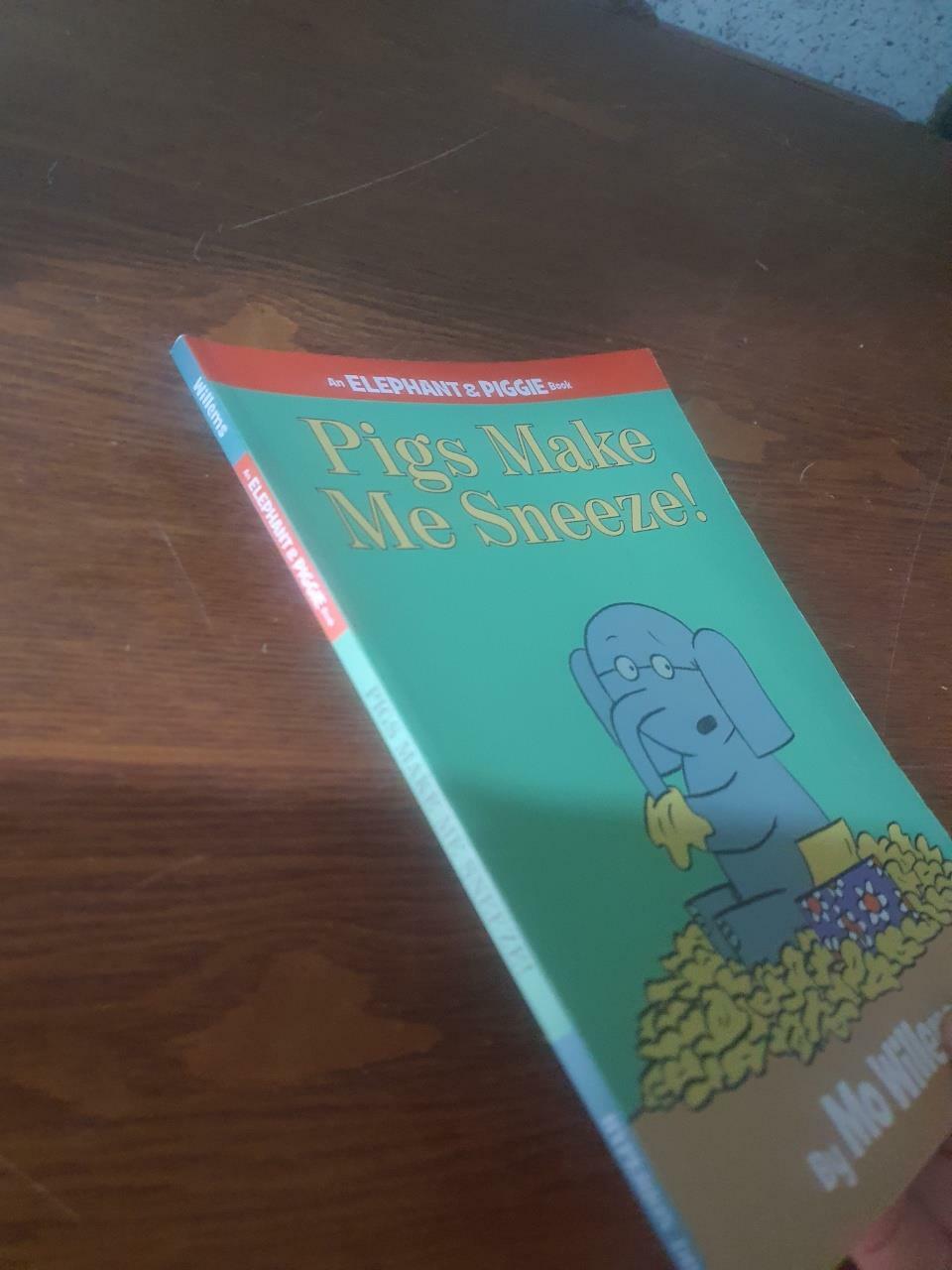 [중고] Pigs Make Me Sneeze!-An Elephant and Piggie Book (Hardcover)