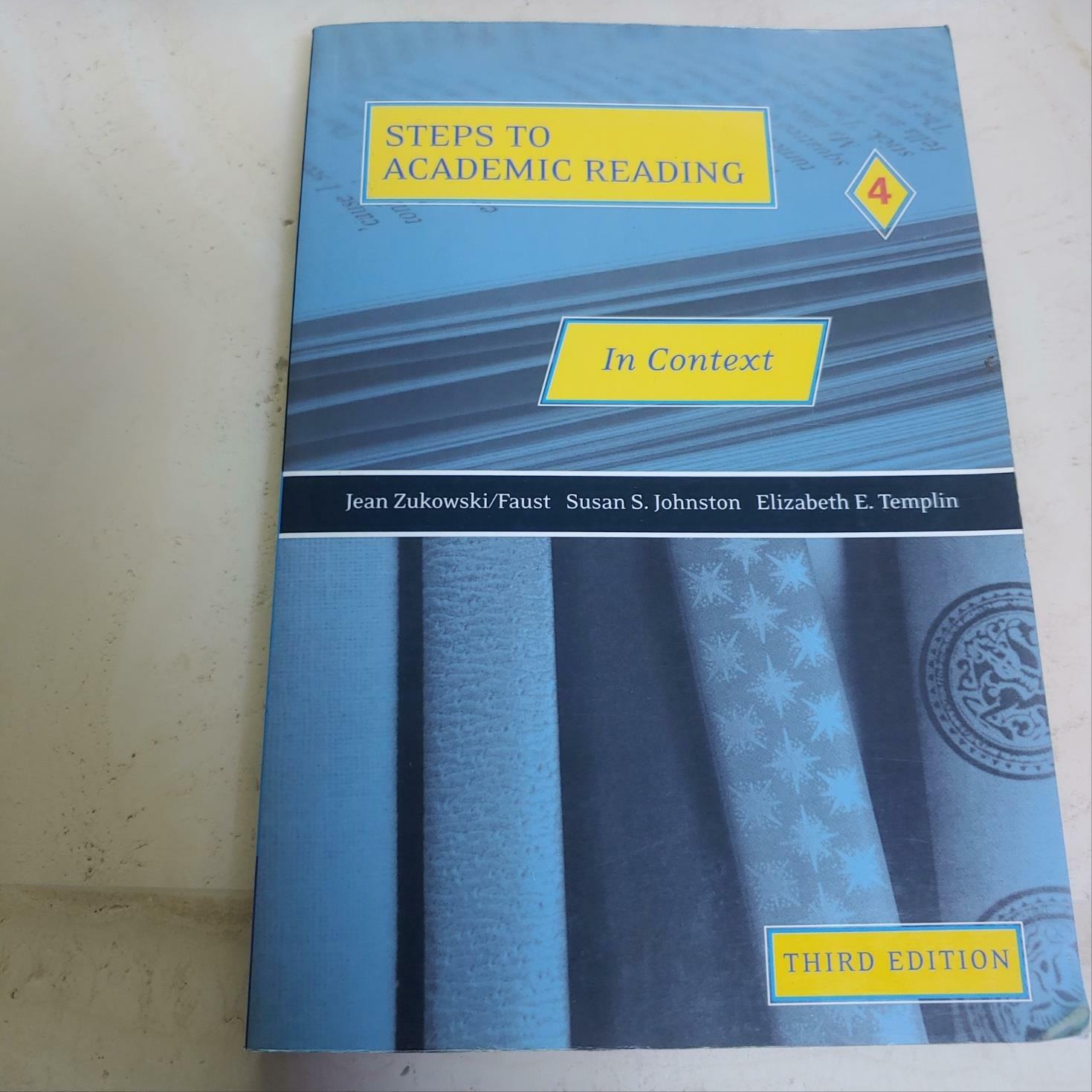 [중고] Steps to Academic Reading 4: In Context (Paperback, 3, Revised)