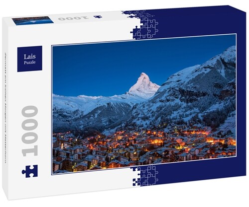 Lais Puzzle Zermatt am fruhen Morgen mit Matterhorn 1000 Teile (Game)