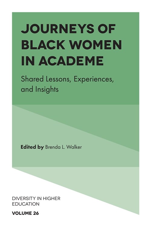 Journeys of Black Women in Academe : Shared Lessons, Experiences, and Insights (Hardcover)