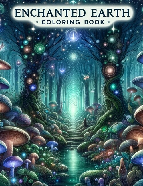 Enchanted Earth Coloring Book: Discover the whimsical wonders of the natural world as you embark on an enchanting adventure through lush forests, mys (Paperback)
