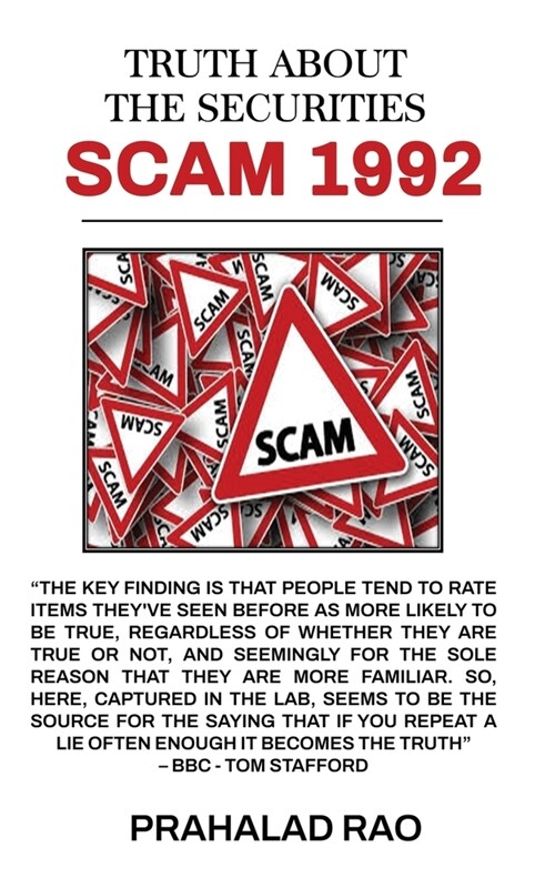 Truth about the Securities Scam 1992 (Paperback)