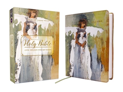Nrsvue, Holy Bible, Anne Neilson Angel Art Series, Leathersoft, Multi-Color, Comfort Print (Imitation Leather)