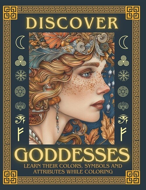 Discover Goddesses: Learn their Colors, Symbols and Attributes while Coloring (Paperback)