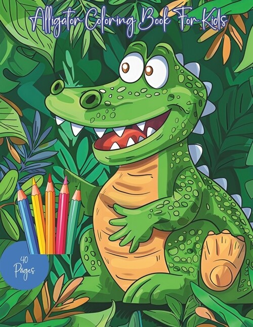 Alligator Coloring Book for Kids (Paperback)