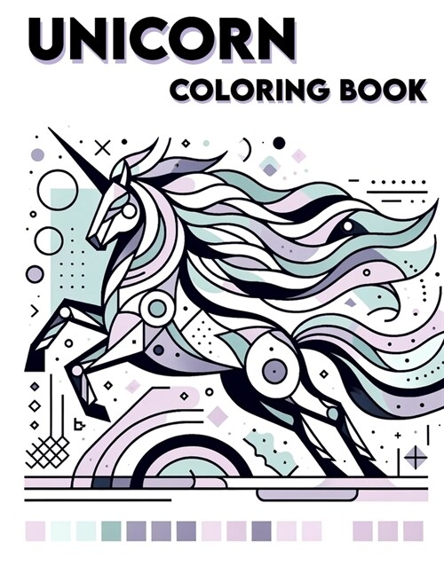 Unicorn coloring book: with Magical Unicorns, Beautiful Flowers, and Relaxing Fantasy Scenes.colouring For Adult (Paperback)