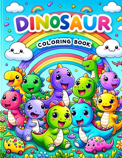 Dinosaur Coloring Book: The Ultimate Dino Adventure with Fun Facts, Activities, and Pages to Color for Boys and Girls).For Children (Paperback)