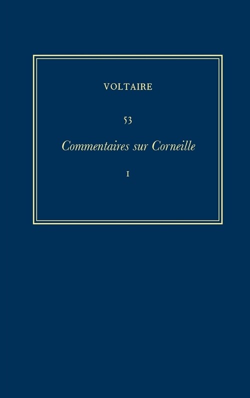 Commentaires sur Corneille I (Hardcover)
