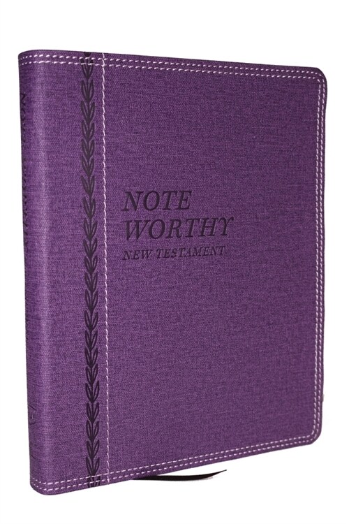 Noteworthy New Testament: Read and Journal Through the New Testament in a Year (Nkjv, Purple Leathersoft, Comfort Print) (Imitation Leather)