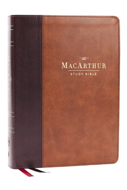 MacArthur Study Bible 2nd Edition: Unleashing Gods Truth One Verse at a Time (Lsb, Brown Leathersoft, Comfort Print, Thumb Indexed) (Imitation Leather)