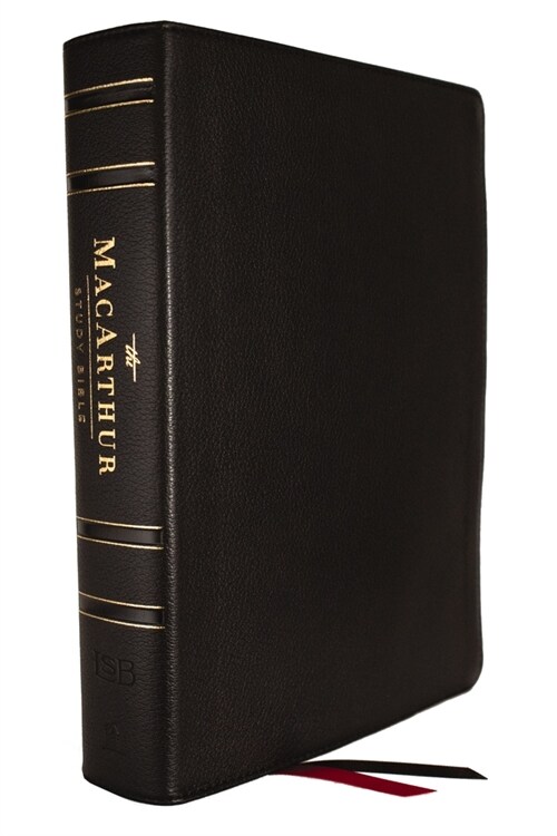 MacArthur Study Bible 2nd Edition: Unleashing Gods Truth One Verse at a Time (Lsb, Black Genuine Leather, Comfort Print) (Leather)