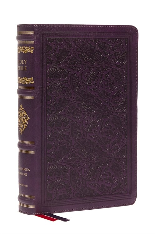 KJV Large Print Reference Bible, Purple Leathersoft, Red Letter, Comfort Print (Sovereign Collection): Holy Bible, King James Version (Imitation Leather)