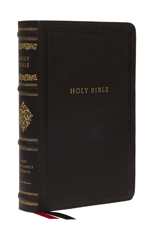 NKJV Large Print Reference Bible, Black Leathersoft, Red Letter, Comfort Print (Sovereign Collection): Holy Bible, New King James Version (Imitation Leather)