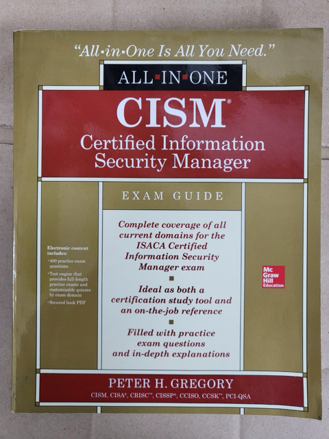 [중고] Cism Certified Information Security Manager All-In-One Exam Guide [With CD (Audio)] (Paperback)