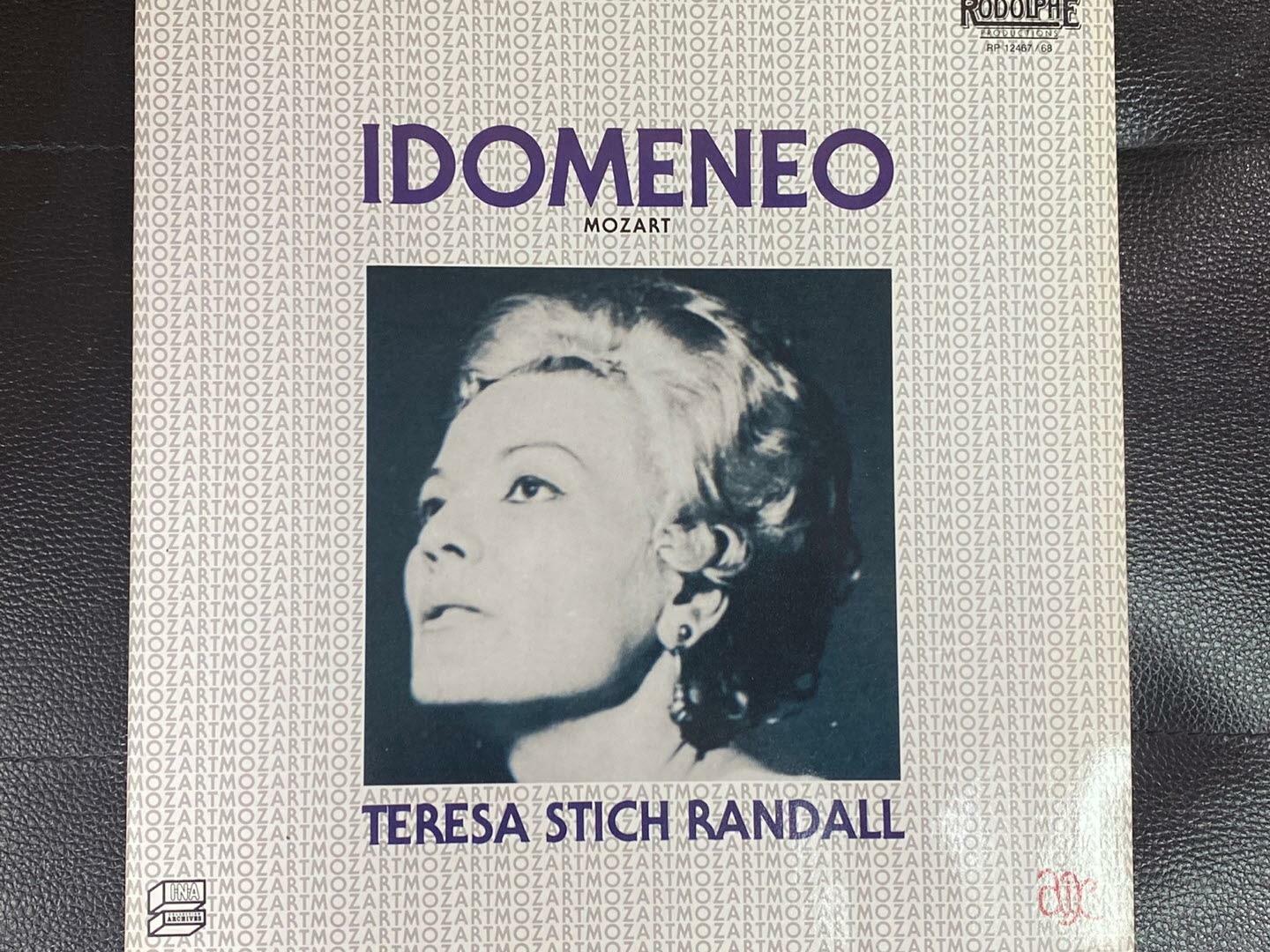 [중고] [LP] 테레사 스티치 랜달 - Teresa Stich-Randall - Mozart Idomeneo 2Lps [프랑스반] 
