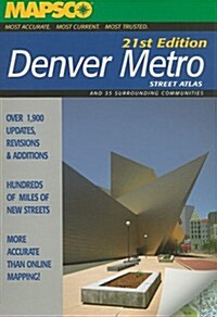 Mapsco Denver Metro Street Guide & Directory (Paperback, 21th)