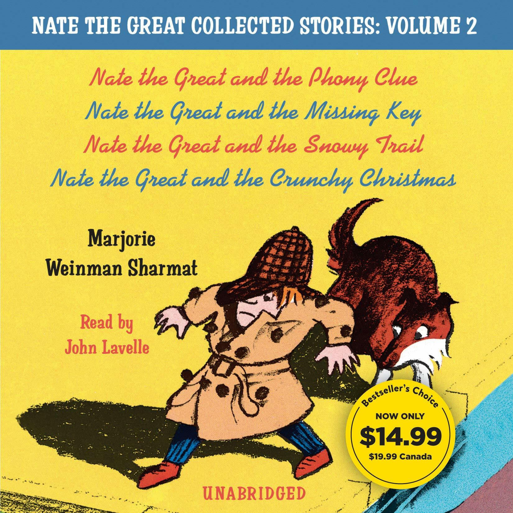 Nate the Great Collected Stories: Volume 2: Nate the Great and the Phony Clue; Nate the Great and the Missing Key; Nate the Great and the Snowy Trail; (Audio CD)