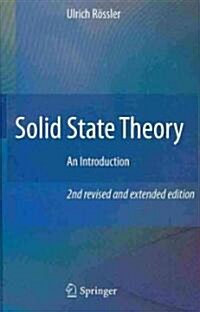 Solid State Theory: An Introduction (Hardcover, 2, Revised, Extend)