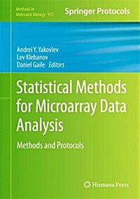 Statistical Methods for Microarray Data Analysis: Methods and Protocols (Hardcover, 2013)