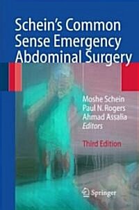 Scheins Common Sense Emergency Abdominal Surgery: An Unconventional Book for Trainees and Thinking Surgeons (Paperback, 3)