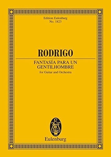 Rodrigo Fantasia Para Un Gentilhombre: For Guitar and Orchestra (Paperback)