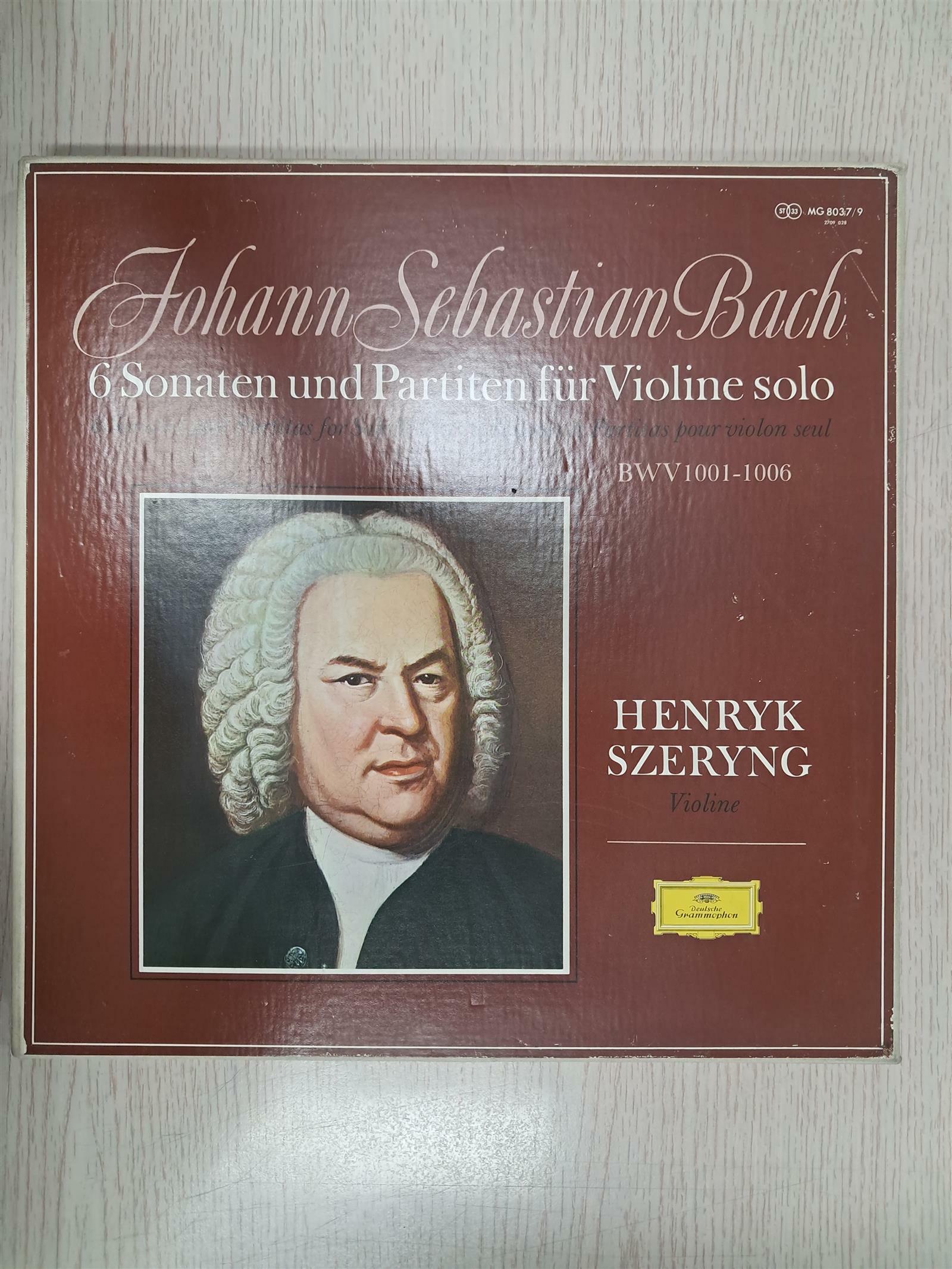 [중고] [수입][LP] 바흐(Bach) 무반주 바이올린 소나타와 파르티타 [3LP]