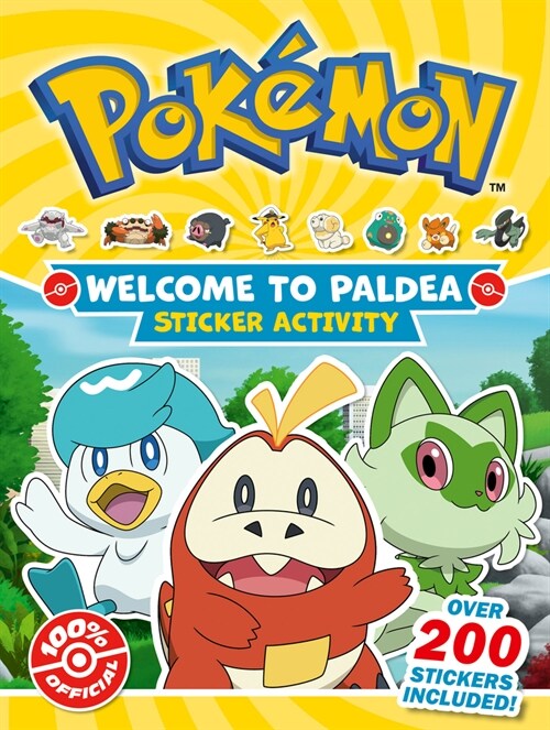 Pokemon Welcome to Paldea Epic Sticker (Paperback)