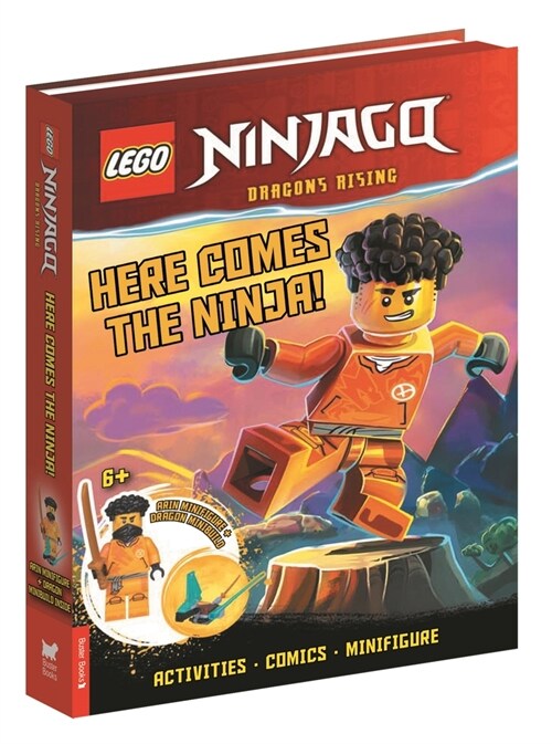 LEGO® NINJAGO®: Here Comes the Ninja! (with Arin minifigure and dragon mini-build) (Hardcover)
