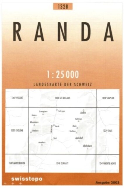 Randa (Sheet Map, folded)