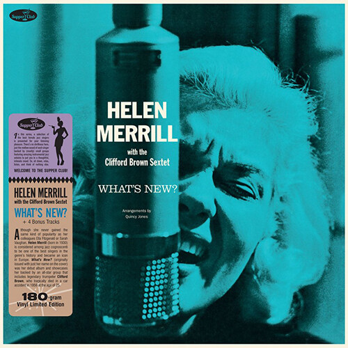 [수입] Helen Merrill - Helen Merrill with The Clifford Brown Sextet / What’s New? [180g LP]