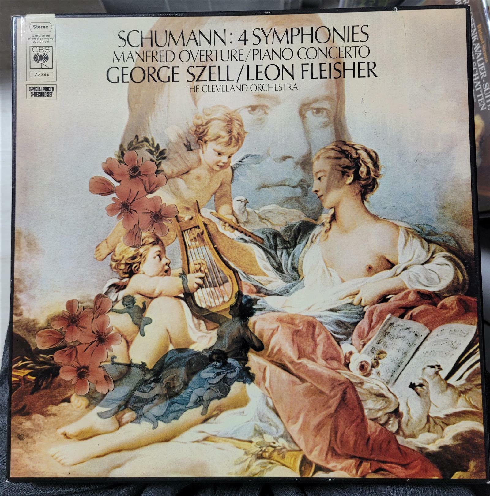 [중고] [수입][LP] George Szell - 슈만 : 교향곡 1-4번, 피아노 협주곡, 만프레드 서곡 (3LP)(영국)