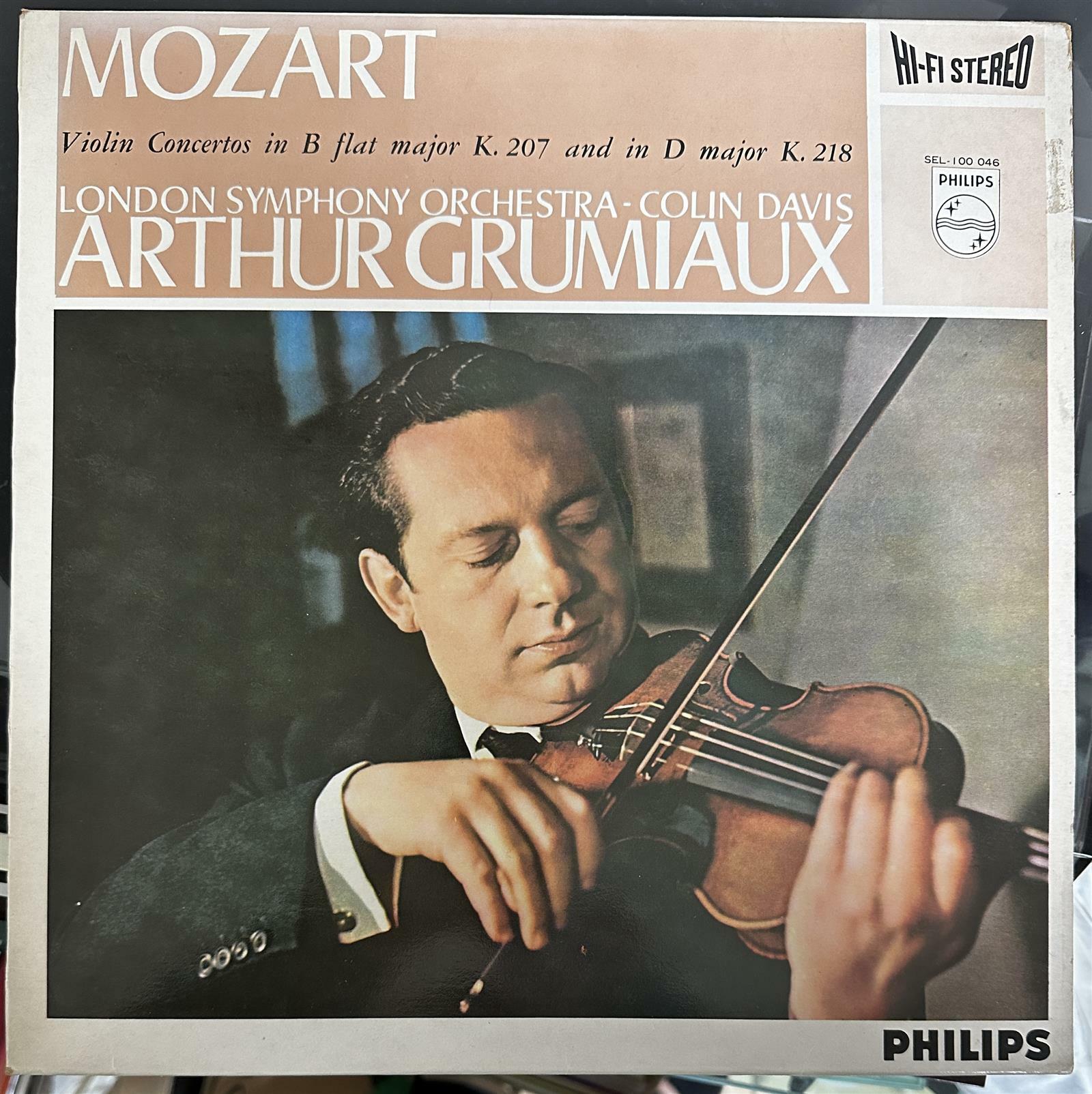 [중고] [LP] Mozart 바이올린 협주곡 - Grumiaux 연주 