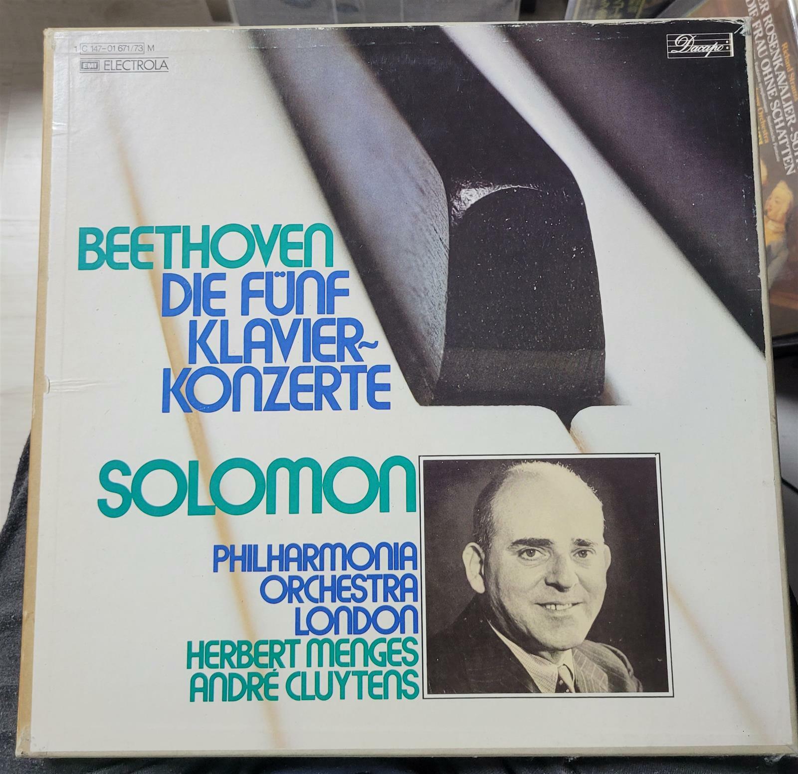[중고]  [수입][LP] Solomon - 베토벤 : 피아노 협주곡 1-5번 (3LP)(독일) 